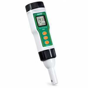 Condutivímetro Portátil (Medidor de Condutividade) à Prova d'Água - Faixa de Condutividade 5 a 2000 µS/cm - Modelo AK50