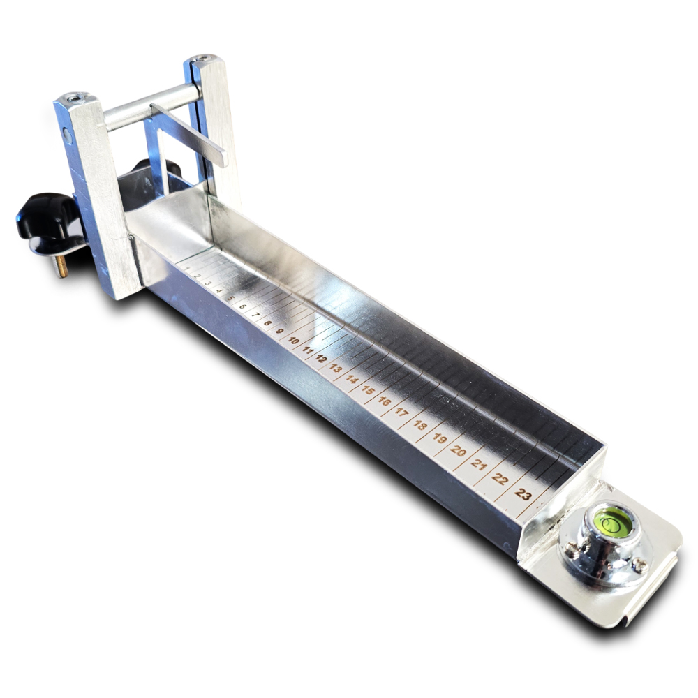 Consistometro Consistômetro (Bostwick) em Aço Inox - Graduada 5 em 5mm - 30cm de comprimento - SPLABOR