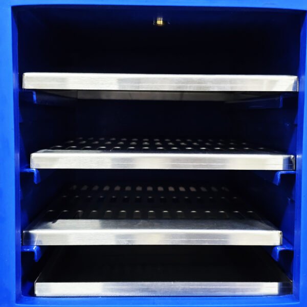 Dessecador a Vácuo tipo Dry Box em Aço e Vidro - Capacidade 12 Litros - Com 3 Prateleiras - Modelo SP-175/12 - SPLABOR - Imagem 13