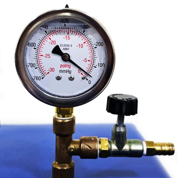 Dessecador a Vácuo tipo Dry Box em Aço e Vidro - Capacidade 12 Litros - Com 3 Prateleiras - Modelo SP-175/12 - SPLABOR - Imagem 15