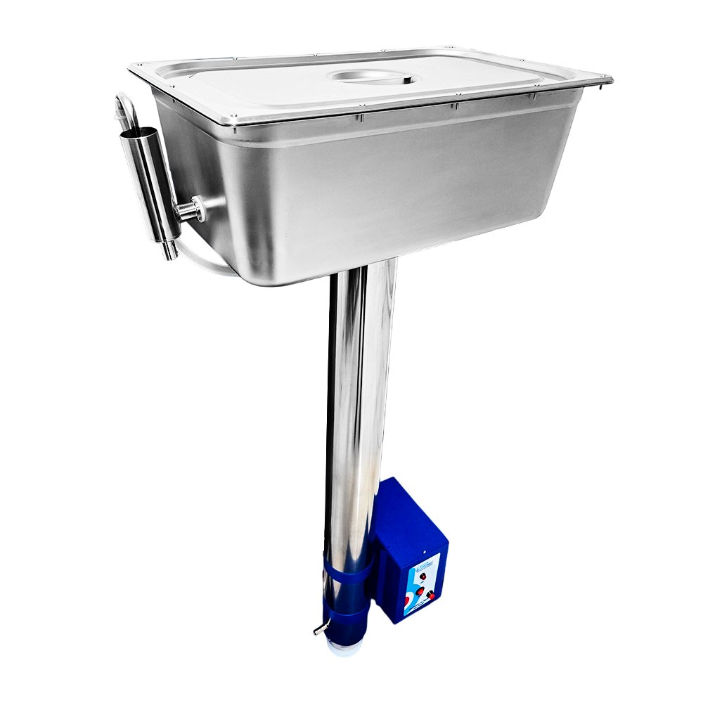 Destilador de Água Totalmente em Aço Inox (Alta Robustez) tipo Pilsen - Rendimento 5 Litros / Hora - Modelo SP5L - SPLABOR- - Imagem 8