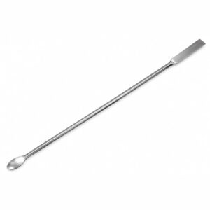 Espátula Dupla com Micro-Colher em Arame de Aço Inox - Modelo 065 - METALIC