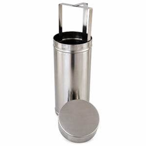 Estojo para esterilizar Placa de Petri - Aço Inox - Modelo 073-2 - METALIC