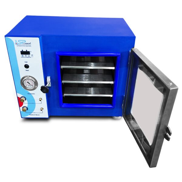 Estufa à Vácuo Microprocessada Digital - Temperatura 10°C acima do ambiente até 200°C - Modelo SP-104 - SPLABOR - Imagem 11