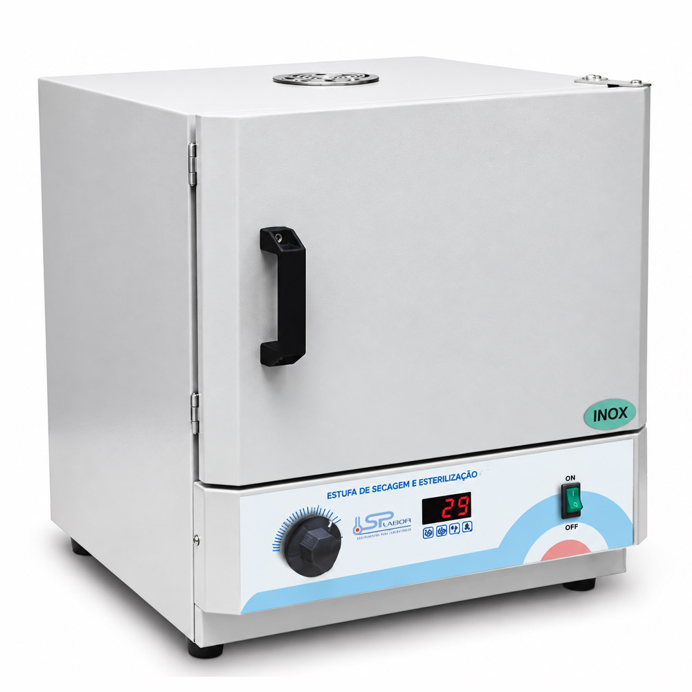 Estufa de Secagem e Esterilizacao Microprocessado SP 400 1 Estufa de Secagem e Esterilização Microprocessado Digital com Interior em Aço Inox - Temperatura 200°C - Modelo SP-400 - SPLABOR - Imagem 2