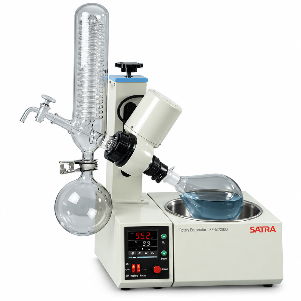 Evaporador Rotativo Digital – SKL 25C Evaporador Rotativo Automatizado Digital - Circulação até 150RPM - Capacidade para Frascos de 50 até 2000mL - Modelo SKL-25C