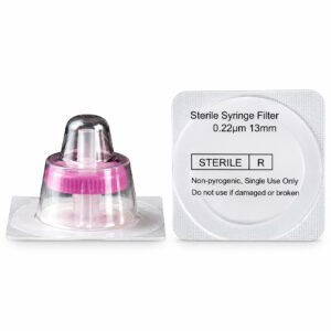 Filtro Estéril para Seringa de Fluoreto de Polivinilideno Hidrofílico - Diâmetro 13mm - Taxa de Filtragem 3,6mL/min - Modelo RSF20TQS