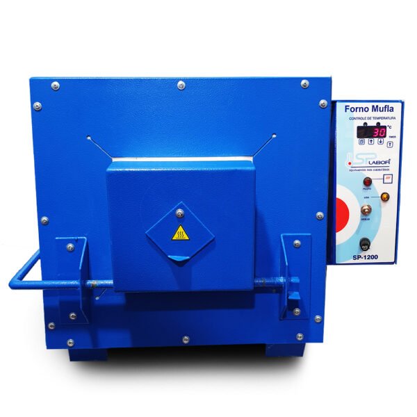 Forno Mufla Digital Microprocessado - Com 1 Rampa - Dimensões Internas (CxLxA) 40x20x20 cm - Capacidade 16 Litros - Modelo SP-1200DM/G - SPLABOR - Imagem 3