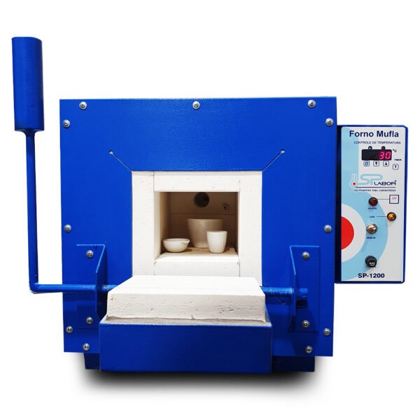 Forno Mufla Digital Microprocessado - Com 1 Rampa - Dimensões Internas (CxLxA) 40x20x20 cm - Capacidade 16 Litros - Modelo SP-1200DM/G - SPLABOR - Imagem 4