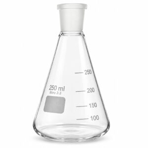 Frasco Erlenmeyer Gaduado com Junta Esmerilhada 24/40 - VIDROLABOR
