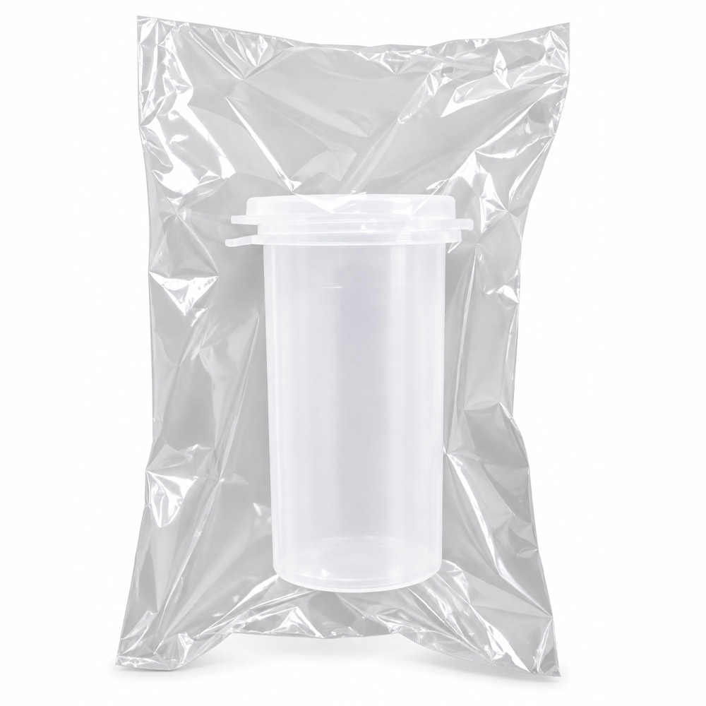 Frasco Plastico Esteril com Tiosulfato de Sodio para Coleta de Agua 1 Frasco Plástico Estéril com Tiosulfato de Sódio para Coleta de Água - Capacidade 100mL - Com Tampa - Caixa com 450 Unidades - Modelo 200.058