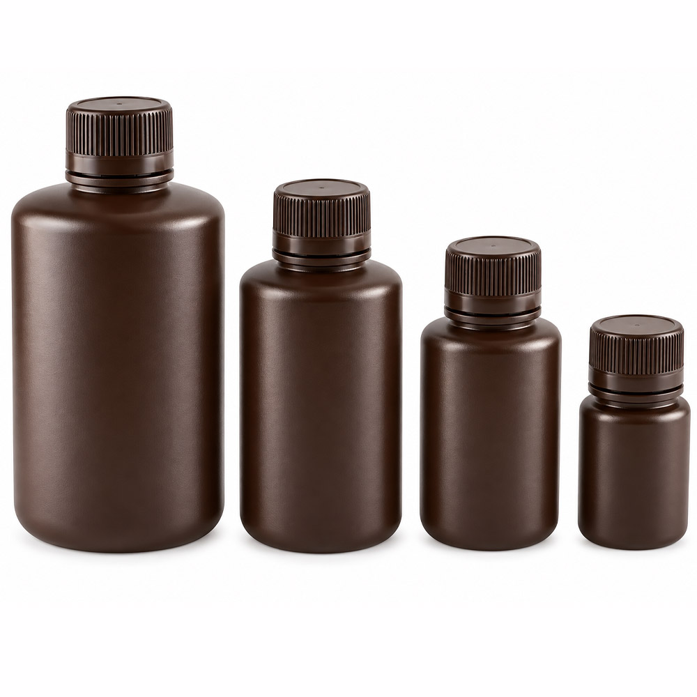 Frasco Reagente Ambar Autoclavavel 1 Frasco Reagente Âmbar Autoclavável - Diâmetro da Boca 30mm - Tampa em Polipropileno (Âmbar) - Modelo 2380 - NALGON