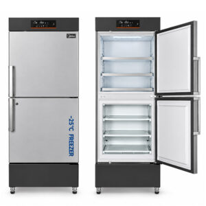 Freezer e Refrigerador Combinado - 350 Litros - Faixa de Temperatura (Freezer) -10 a -25°C  / (Refrigerador) 2 a 8°C - Modelo MCD-25L350 - MIDEA BIOMEDICAL()
