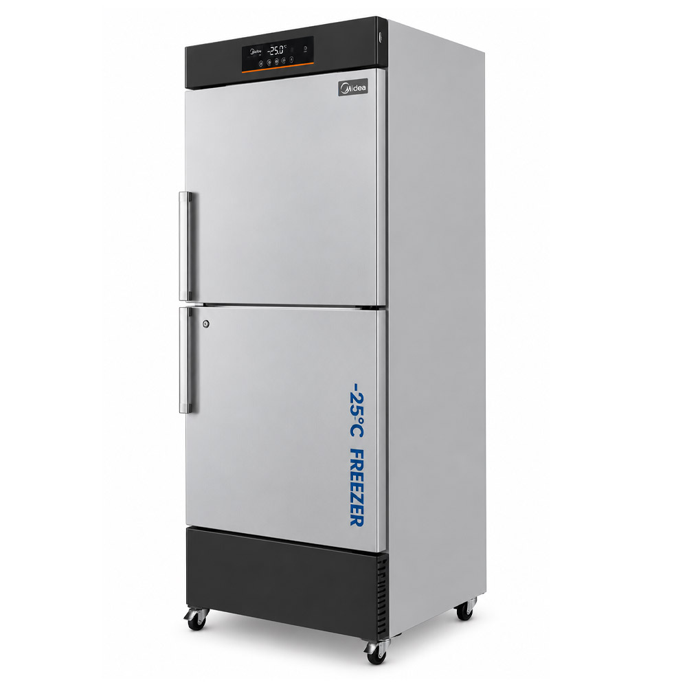 Freezer e Refrigerador Combinado 350 Litros 2 Freezer e Refrigerador Combinado - 350 Litros - Faixa de Temperatura (Freezer) -10 a -25°C / (Refrigerador) 2 a 8°C - Modelo MCD-25L350 - MIDEA BIOMEDICAL - Imagem 2