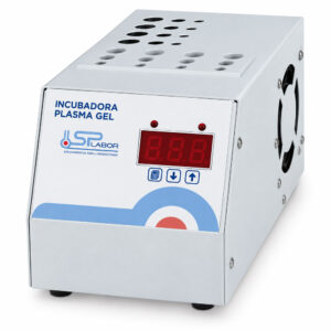 Incubadora Plasma Gel com Resfriamento - Temperatura de Trabalho 40°C até 100°C - Capacidade 12 Furos (4x1mL, 4x3mL, 4x5mL) - Modelo SP-IPGR