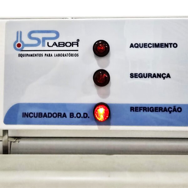 Incubadora para BOD - Tipo Vitrine - Porta de Vidro - Capacidade 572 Litros - 3 Prateleiras - Modelo SP-209/572 - SPLABOR - Imagem 23