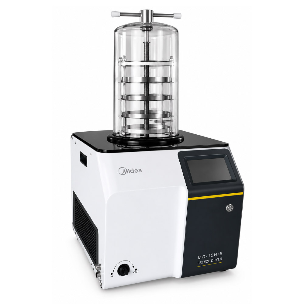 Liofilizador de Bancada Tipo com Tampa de Pressao 1 Liofilizador de Bancada - Tipo com Tampa de Pressão - Capacidade 3, 4 ou 6 kg/24h - Temperatura -80°C - MIDEA BIOMEDICAL - Imagem 3
