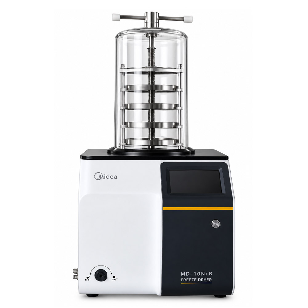 Liofilizador de Bancada Tipo com Tampa de Pressao 2 Liofilizador de Bancada - Tipo com Tampa de Pressão - Capacidade 3, 4 ou 6 kg/24h - Temperatura -80°C - MIDEA BIOMEDICAL - Imagem 2