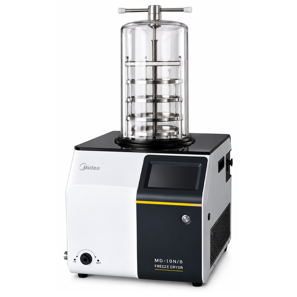 Liofilizador de Bancada Tipo com Tampa de Pressao 3 Liofilizador de Bancada - Tipo com Tampa de Pressão - Capacidade 3, 4 ou 6 kg/24h - Temperatura -80°C - MIDEA BIOMEDICAL