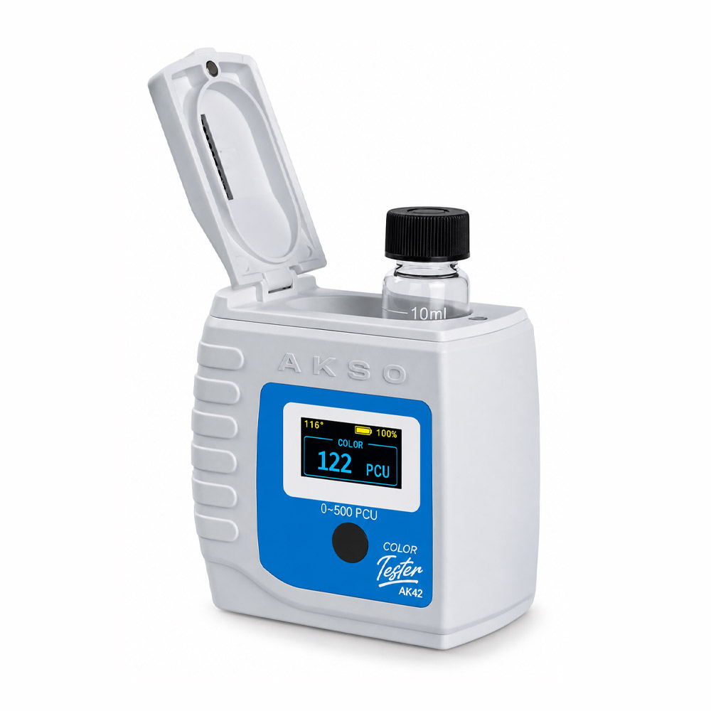Medidor de Cor para Agua – Faixa de Medicao 0 a 500 PCU 2 Medidor de Cor para Água – Faixa de Medição 0 a 500 PCU – Resolução 1 PCU – Com Estojo e duas Cubetas – Modelo COR-TESTER