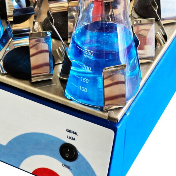 Mesa Agitadora Shaker Orbital Digital – Rotação 0 a 250 RPM – Timer Digital de 0 a 999 horas – Com Garras - Modelo SP-180/DT - Imagem 28