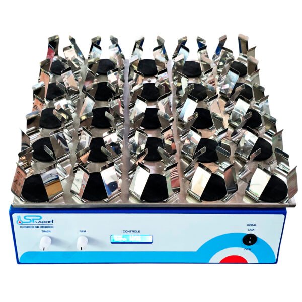 Mesa Agitadora Shaker Orbital Digital – Rotação 0 a 250 RPM – Timer Digital de 0 a 999 horas – Com Garras - Modelo SP-180/DT - Imagem 4