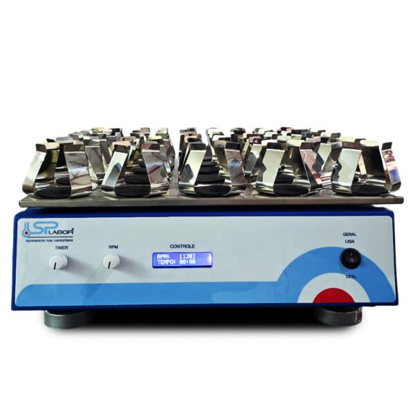 Mesa Agitadora Shaker Orbital Digital – Rotação 0 a 250 RPM – Timer Digital de 0 a 999 horas – Com Garras - Modelo SP-180/DT - Imagem 12