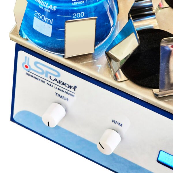 Mesa Agitadora Shaker Orbital Digital – Rotação 0 a 250 RPM – Timer Digital de 0 a 999 horas – Com Garras - Modelo SP-180/DT - Imagem 27