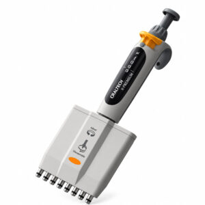 Micropipeta Multicanal Premium com 8 Canais – Totalmente Autoclavável – Com Adaptador Rack e Certificado de Calibração – CRALTECH
