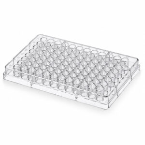 Microplaca Estéril Individual - Fundo V - 96 Poços - Caixa com 50 Unidades - Modelo 651111 - CRALPLAST