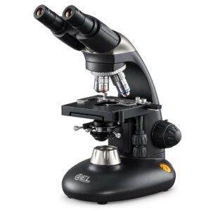 Microscópio Biológico Binocular - Objetivas Acromáticas 4X/10X/40X/100X - Aumento até 1000X - Com Revólver porta objetiva e Iluminação LED - Modelo BIO2-LED - BEL