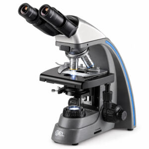 Microscópio Biológico Binocular – Objetivas Planacromáticas 4X/10X/40X/100X – Aumento até 1000X – Com Revólver porta objetiva e Iluminação LED – Modelo SOLARIS-B-LED - BEL