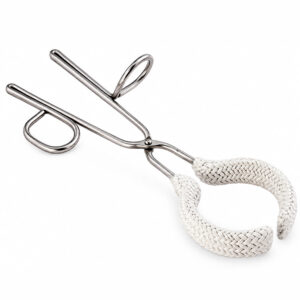 Pinça em Aço Inox tipo Castaloy para Becker - Modelo 008-1