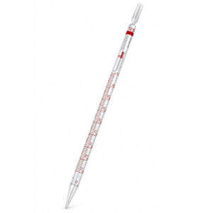 Pipeta Sorológica Graduada Esgotamento Total sem Bocal de Algodão - Capacidade 10 mL - Divisão 1/10 - Modelo 181.010