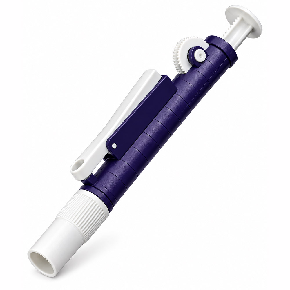 Pipetador Pi Pump para Pipetas de 1mL e 2mL – Cor Azul Pipetador Pi-Pump para Pipetas de 1mL e 2mL - Cor Azul - Modelo 5050 - CRALPLAST