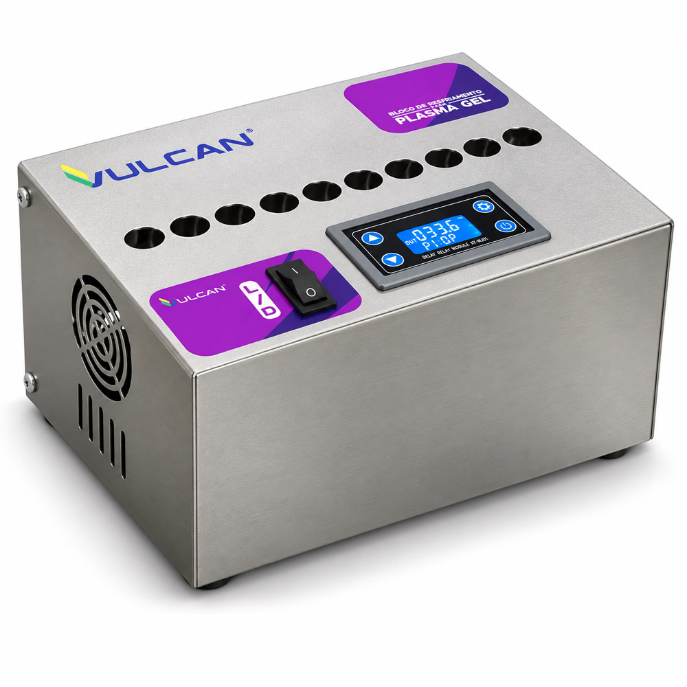 Plasma Gel Digital com Aquecimento ate 100°C – Capacidade para 35 Seringas 1 Plasma Gel Digital com Aquecimento até 100°C - Capacidade para 35 Seringas ou 14 Tubos de 1 mL, 11 Tubos de 3mL e 10 Tubos de 5mL - Modelo PGAB-BI - Imagem 3