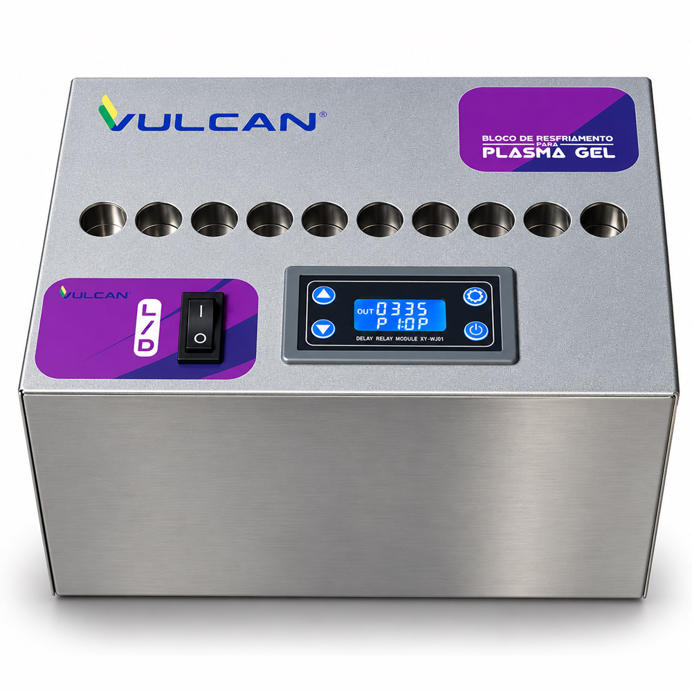 Plasma Gel Digital com Aquecimento ate 100°C – Capacidade para 35 Seringas 6 Plasma Gel Digital com Aquecimento até 100°C - Capacidade para 35 Seringas ou 14 Tubos de 1 mL, 11 Tubos de 3mL e 10 Tubos de 5mL - Modelo PGAB-BI - Imagem 5