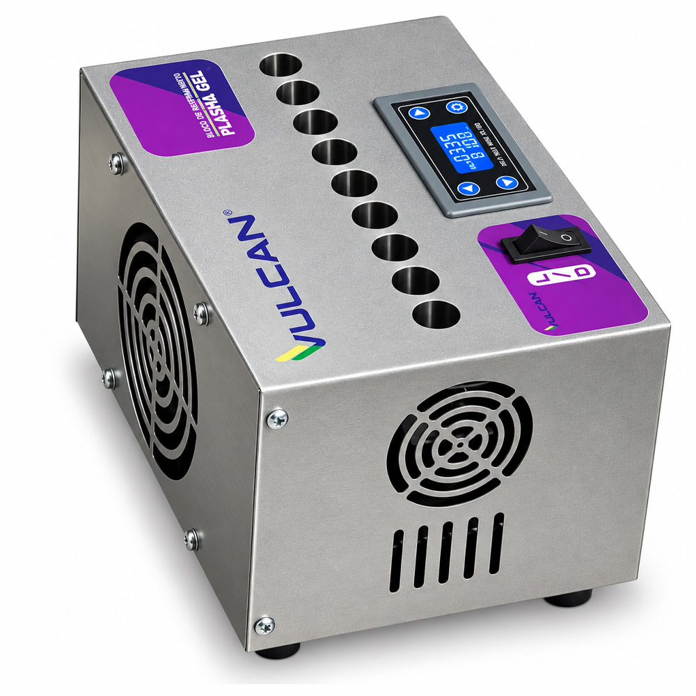 Plasma Gel Digital com Aquecimento ate 100°C – Capacidade para 35 Seringas 7 Plasma Gel Digital com Aquecimento até 100°C - Capacidade para 35 Seringas ou 14 Tubos de 1 mL, 11 Tubos de 3mL e 10 Tubos de 5mL - Modelo PGAB-BI - Imagem 6