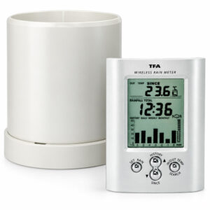 Pluviômetro Digital - Faixa de Medição de Temperatura Interna -10 a 50°C e Externa -50 a 70°C - Modelo 4760
