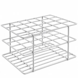 Rack ou Estante PVC com Capacidade para 24 Tubos de Ensaio de 25 mm - Vão do Furo 28 x 28 mm - Modelo 032-24-25