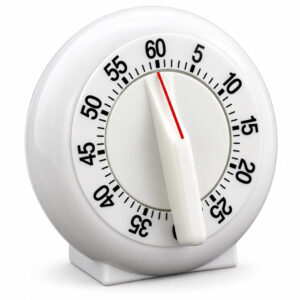 Relógio Despertador - Timer de 0 a 60 Minutos com Alarme Sonoro - Modelo RD60 - CRALPLAST