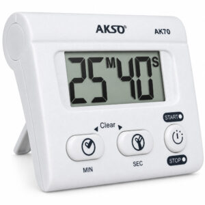 Timer Digital - Faixa de Medição 00min:00s a 99min:59s - Modelo AK-70