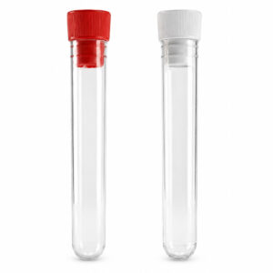 Tubo de Ensaio em Polistireno Cristal - Capacidade 5mL - Não Autoclavável (NÃO ACOMPANHA TAMPA)