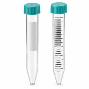 Tubo para Centrifugação tipo Falcon - Capacidade 15mL - Estéril - Livre de DNAse e RNAse e não pirogênico - Pacote com 50 Unidades - Modelo TCTF15E - CRALPLAST