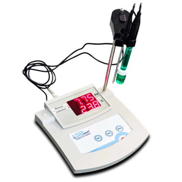 Medidor de pH de Bancada - Faixa 0,00 a 14,00 pH - Faixa de Temperatura 0 a 100°C - Com Compensação Automática de Temperatura - Modelo SP-PH/14ATC - SPLABOR - Imagem 2