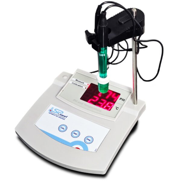 Medidor de pH de Bancada - Faixa 0,00 a 14,00 pH - Faixa de Temperatura 0 a 100°C - Com Compensação Automática de Temperatura - Modelo SP-PH/14ATC - SPLABOR - Imagem 4