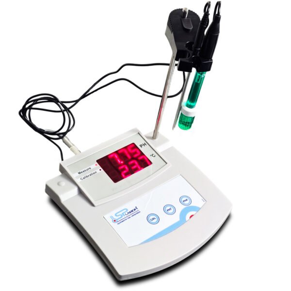 Medidor de pH de Bancada - Faixa 0,00 a 14,00 pH - Faixa de Temperatura 0 a 100°C - Com Compensação Automática de Temperatura - Modelo SP-PH/14ATC - SPLABOR - Imagem 10