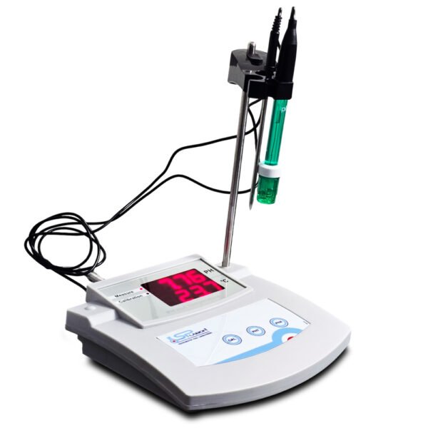Medidor de pH de Bancada - Faixa 0,00 a 14,00 pH - Faixa de Temperatura 0 a 100°C - Com Compensação Automática de Temperatura - Modelo SP-PH/14ATC - SPLABOR - Imagem 7