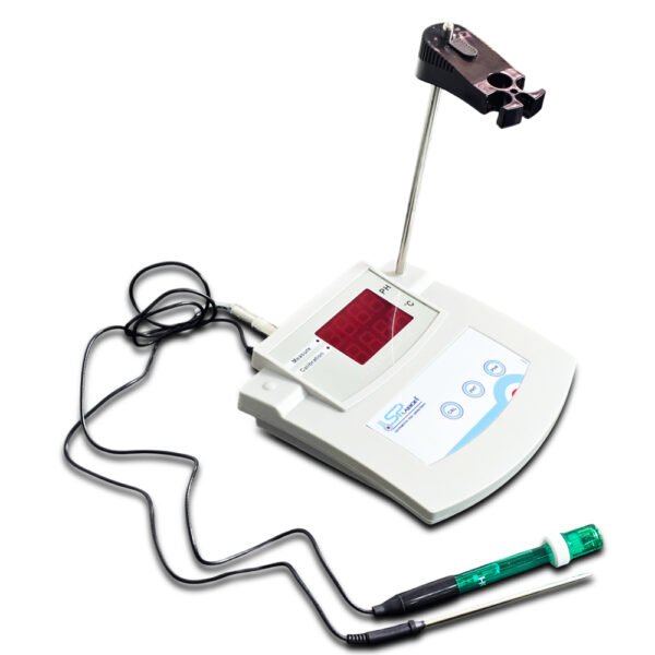 Medidor de pH de Bancada - Faixa 0,00 a 14,00 pH - Faixa de Temperatura 0 a 100°C - Com Compensação Automática de Temperatura - Modelo SP-PH/14ATC - SPLABOR - Imagem 12