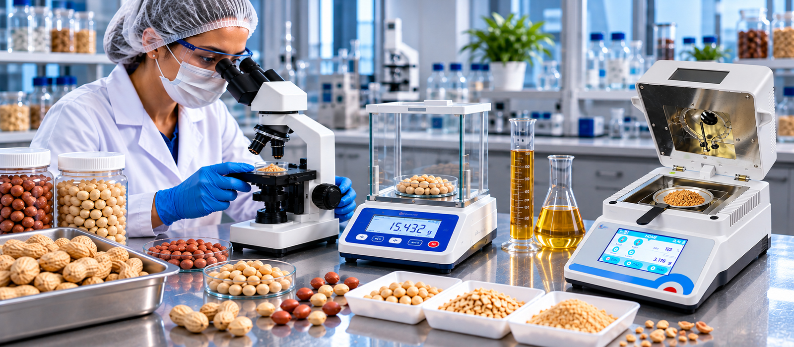 Capa – Controle de qualidade do amendoim na indústria brasileira